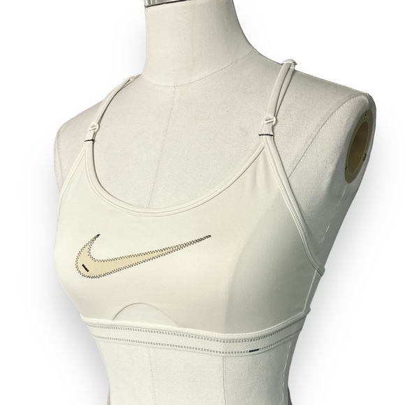 NIKE DRI-FIT Indy Sports Bra  Sand Drift Color Way - Picture 9 of 9